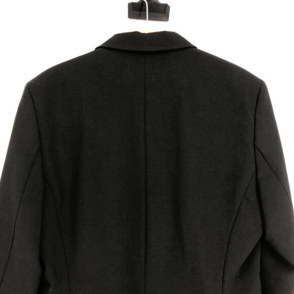 Mexx Black wool blend Button up professional 4 button Blazer size 10/M - Picture 9 of 13